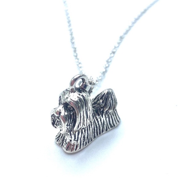 Maltese Shih Tzu Dog Necklace - Picture 3 of 9